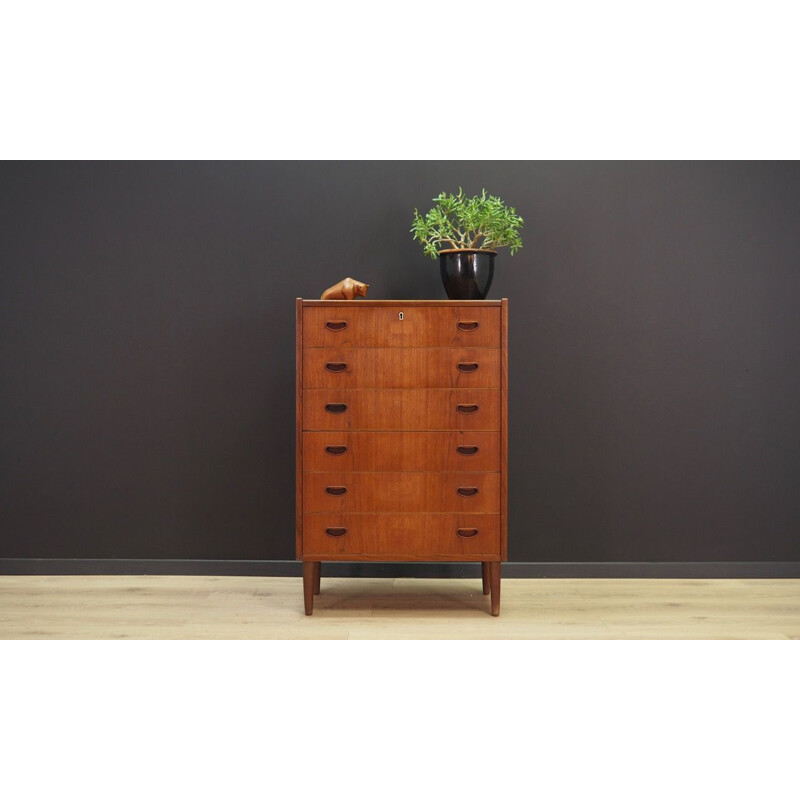 Vintage chest of drawers in teak by P. Westergaard Mobelfabrik, 1960-1970