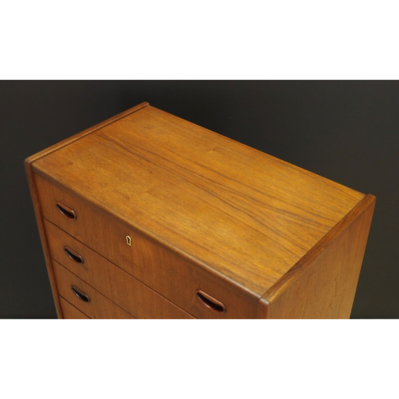 Vintage chest of drawers in teak by P. Westergaard Mobelfabrik, 1960-1970