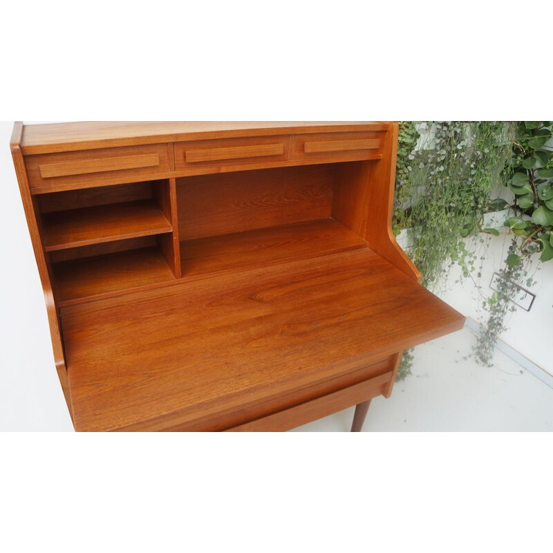 Teak danish vintage secretary, 1960s