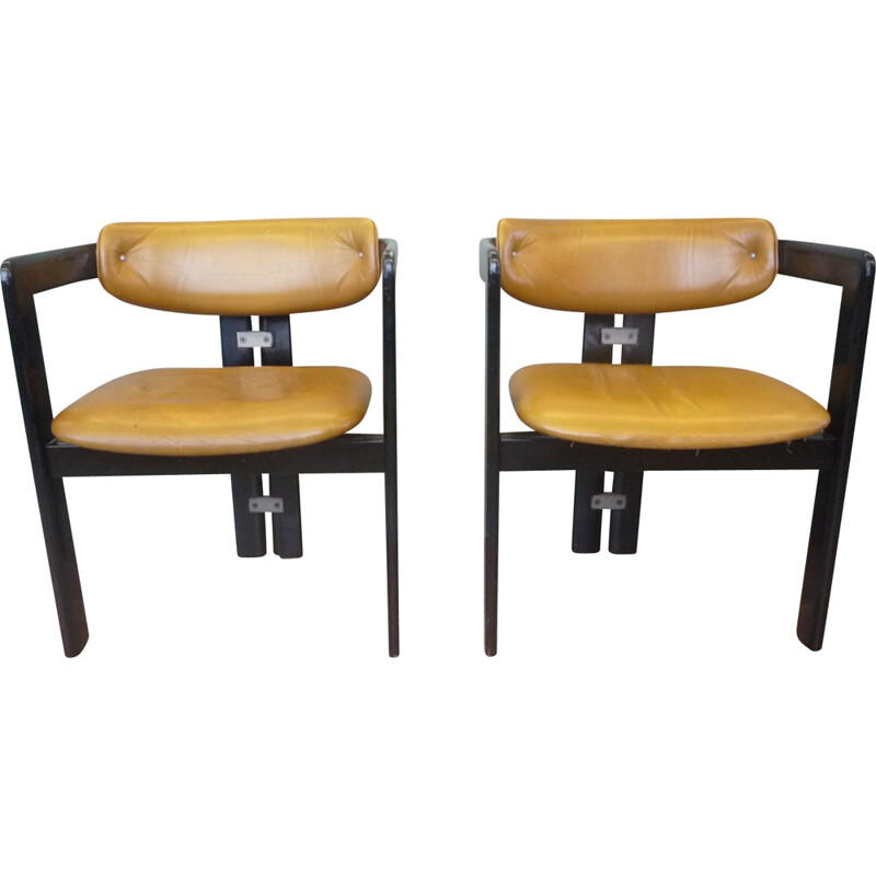 Set of 2 Pamplona chairs by Augusto Savini - 1950s