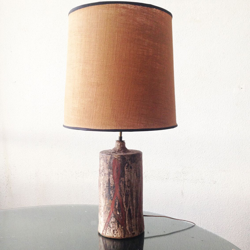 Lampe vintage en céramique, 1960