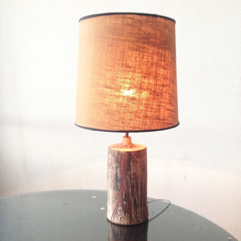 Vintage ceramic lamp, 1960s