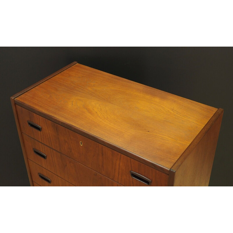 Vintage teak chest of drawers danish design 1970