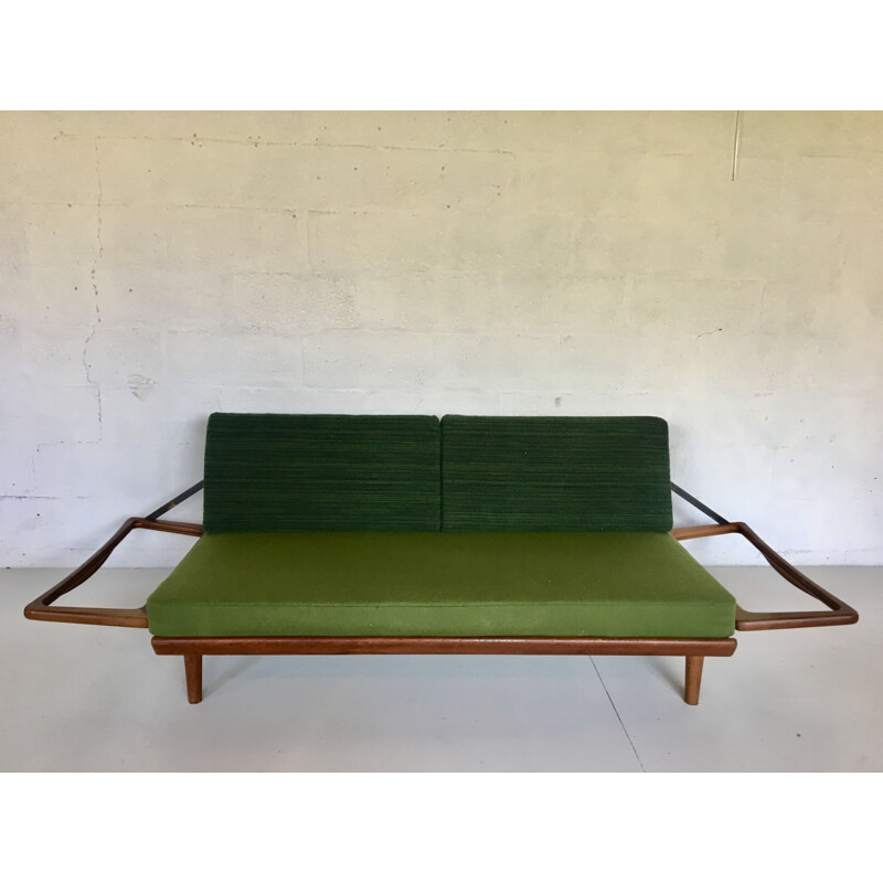 Vintage bench by Peter 00Hvidt and Orla Munlgaard-Nielsen for France-Son, Denmark, 1960