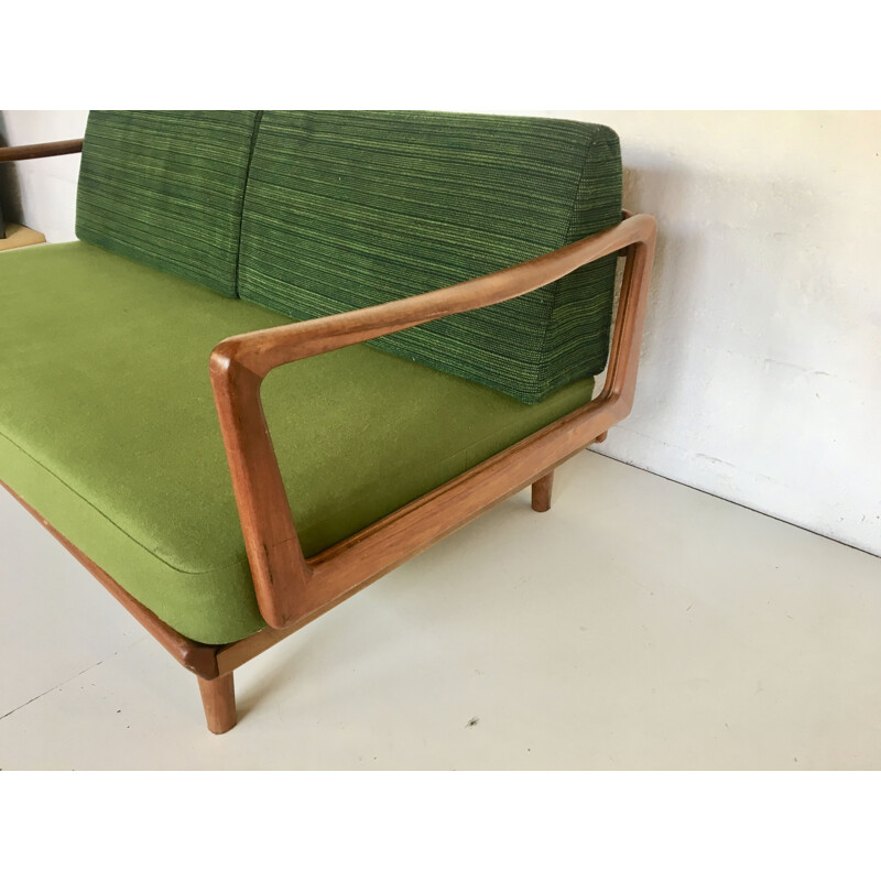 Vintage bench by Peter 00Hvidt and Orla Munlgaard-Nielsen for France-Son, Denmark, 1960