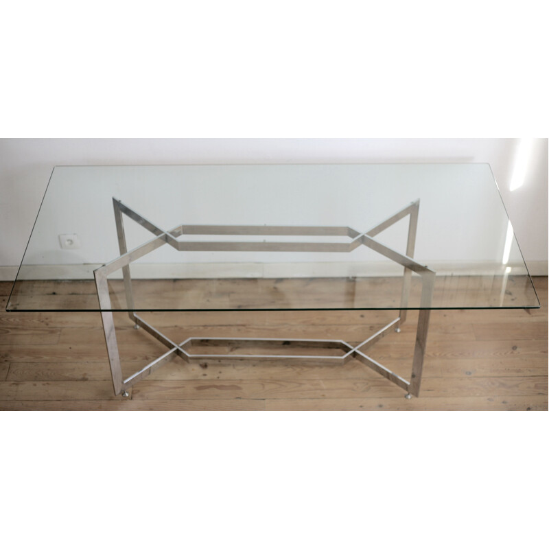 Vintage table by Paul Legeard, EDITION DOM, France, cira 1970