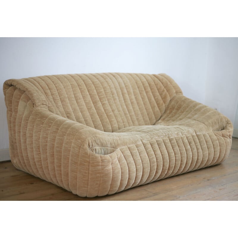 Vintage sofa by Annie Hieronimus, Cinna edition, France, circa 1970