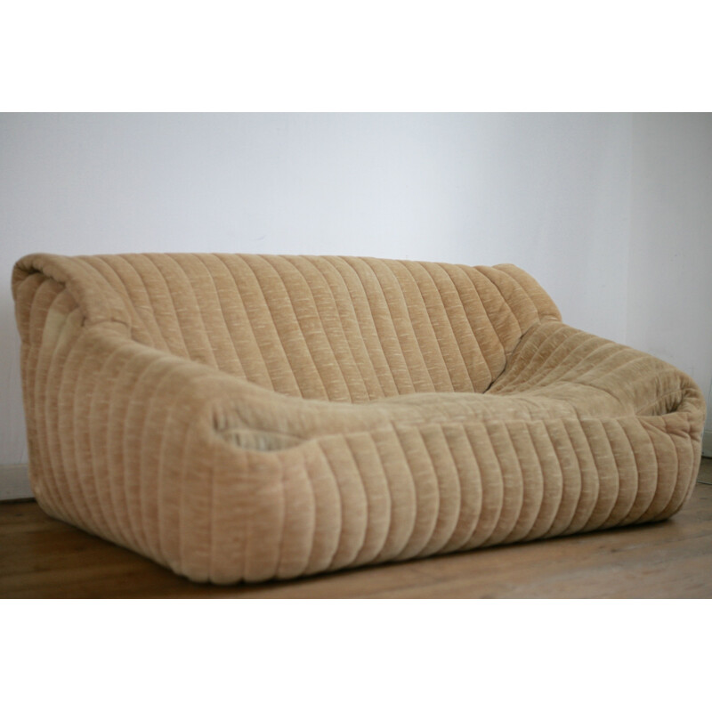 Vintage sofa by Annie Hieronimus, Cinna edition, France, circa 1970