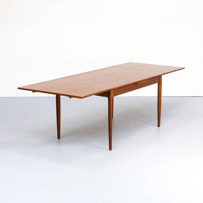 Vintage Niels Otto Møller extendable dining table "model no 12" for J.L. Møllers 1960
