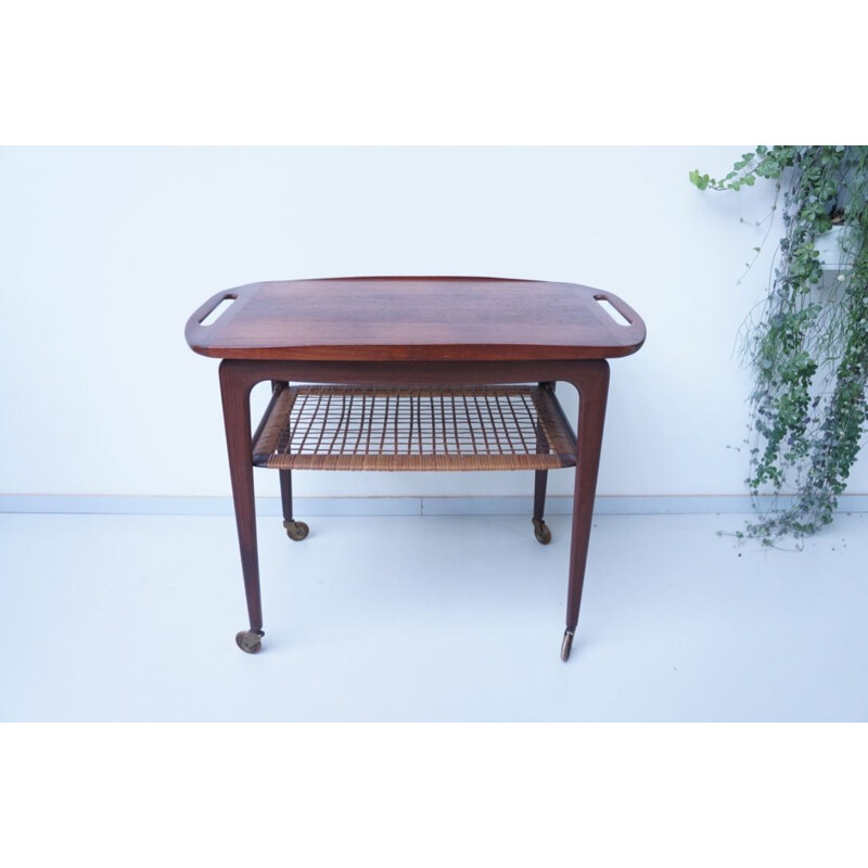 Vintage Teak Servierwagen Johannes Andersen 1960