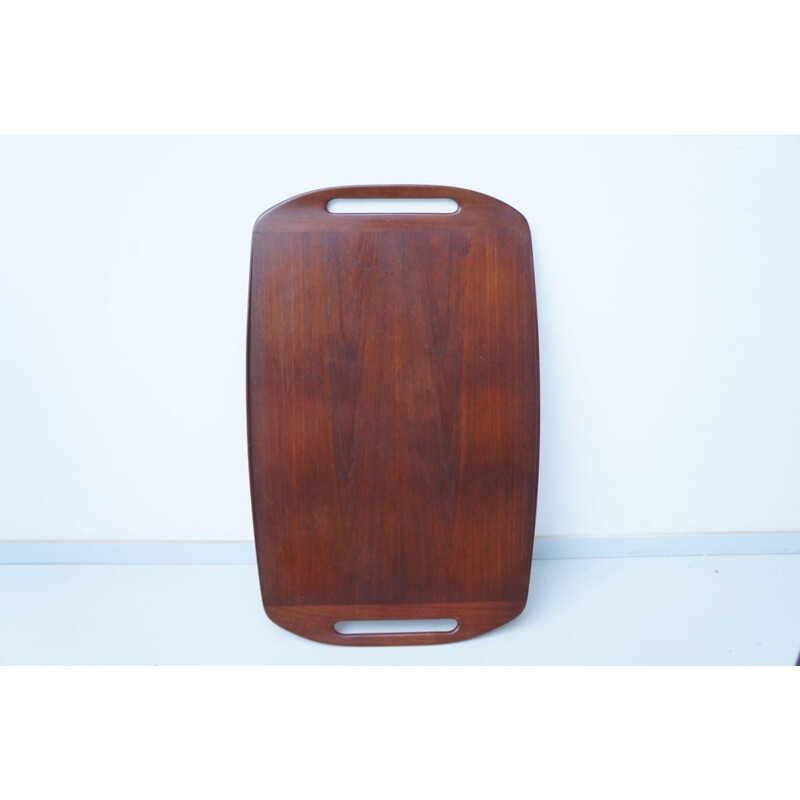 Carrello di servizio vintage in teak Johannes Andersen 1960