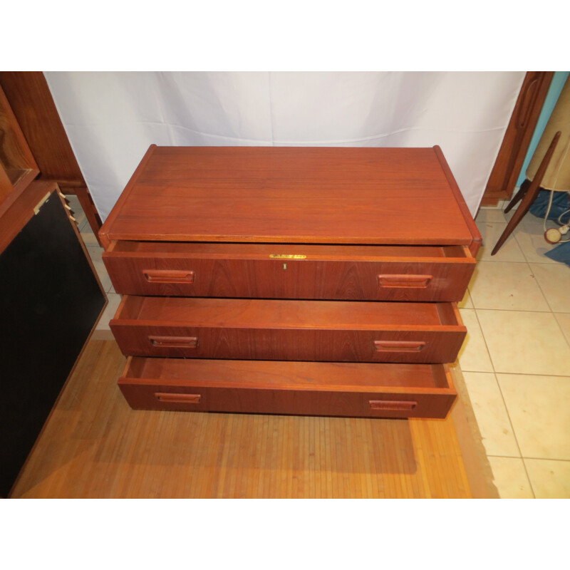 Danish chest of drawers in teak N. TIBERGAARD - 1960s