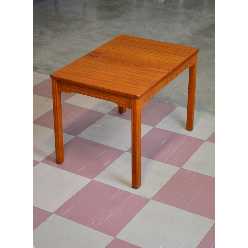 Mesa auxiliar de teca vintage de Alberts Tibro, 1969