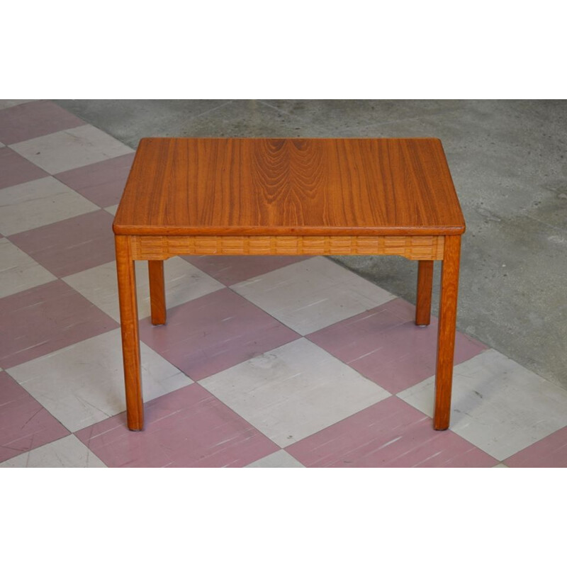 Mesa auxiliar de teca vintage de Alberts Tibro, 1969