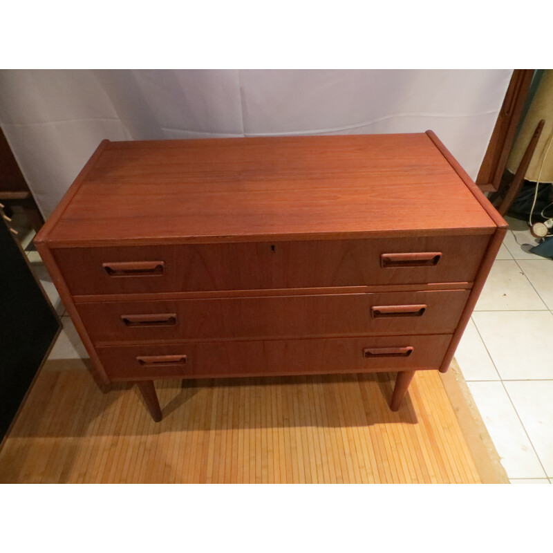 Danish chest of drawers in teak N. TIBERGAARD - 1960s