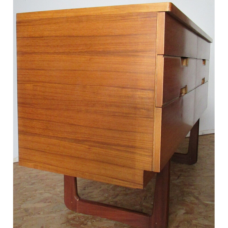 vintage teak chest of drawers by G.Hoffstead, 1960