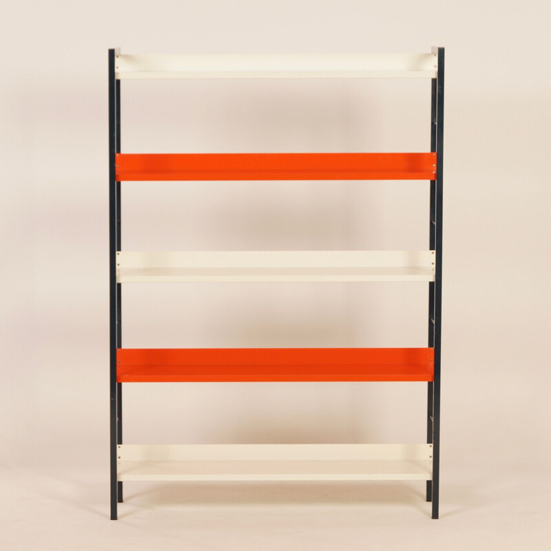 Vintage Metal Bookcase by Adriaan Dekker for Tomado, 1950s