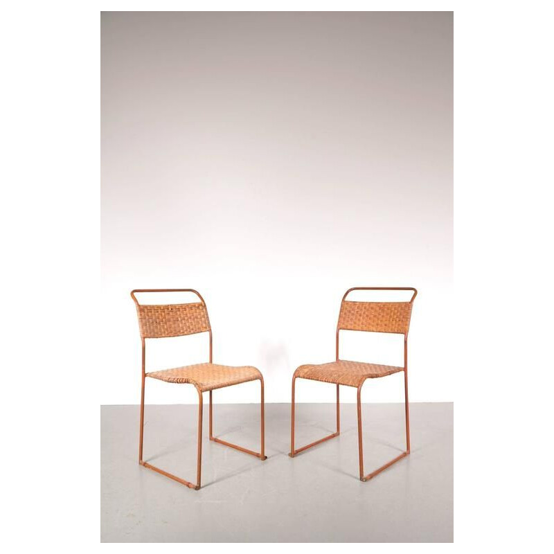 Paire vintage de chaises prototypes du Bauhaus, Allemagne 1930