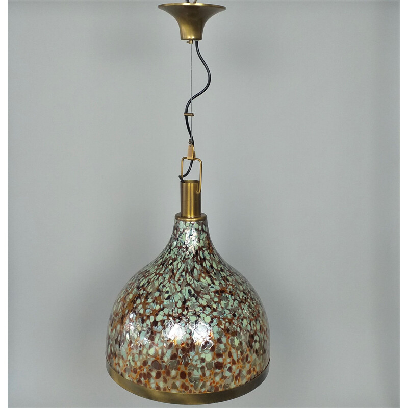 Vintage Bell hanging lamp from Murano, 1960