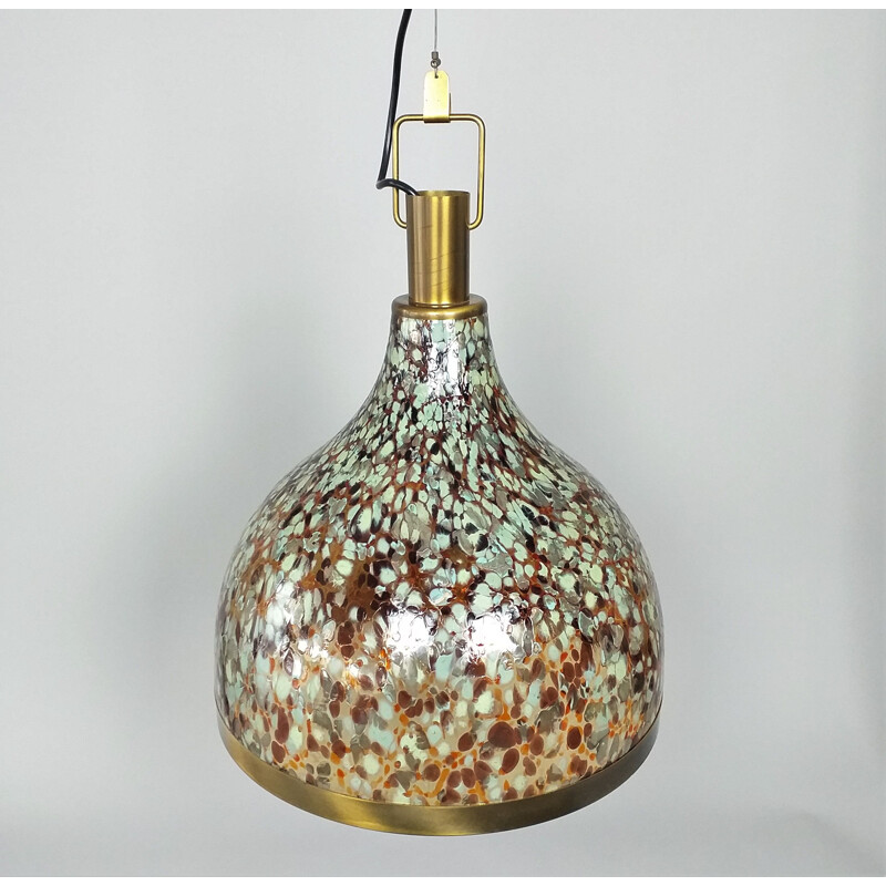 Vintage Bell hanging lamp from Murano, 1960