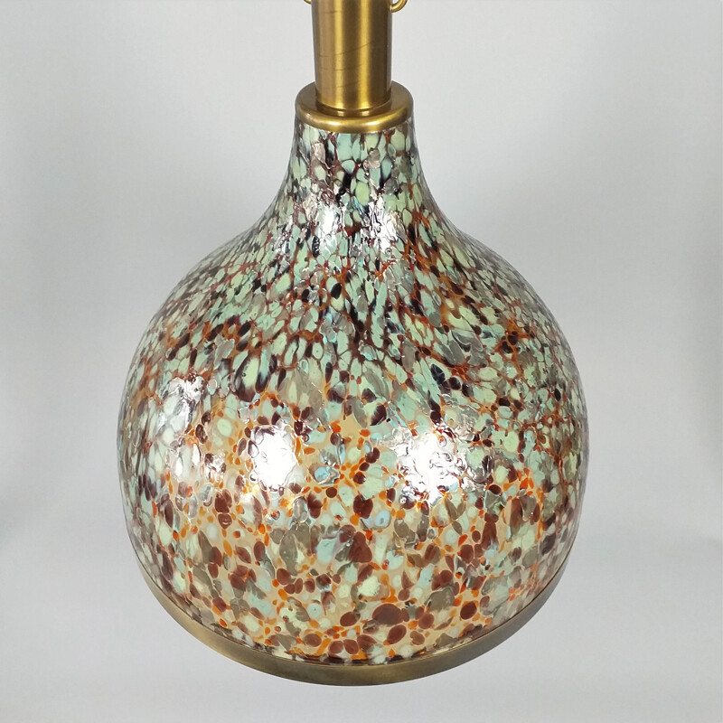 Vintage Bell hanging lamp from Murano, 1960