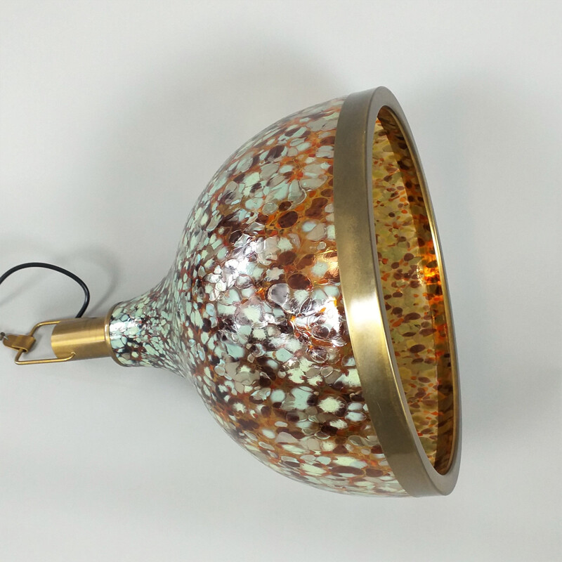 Vintage Bell hanging lamp from Murano, 1960