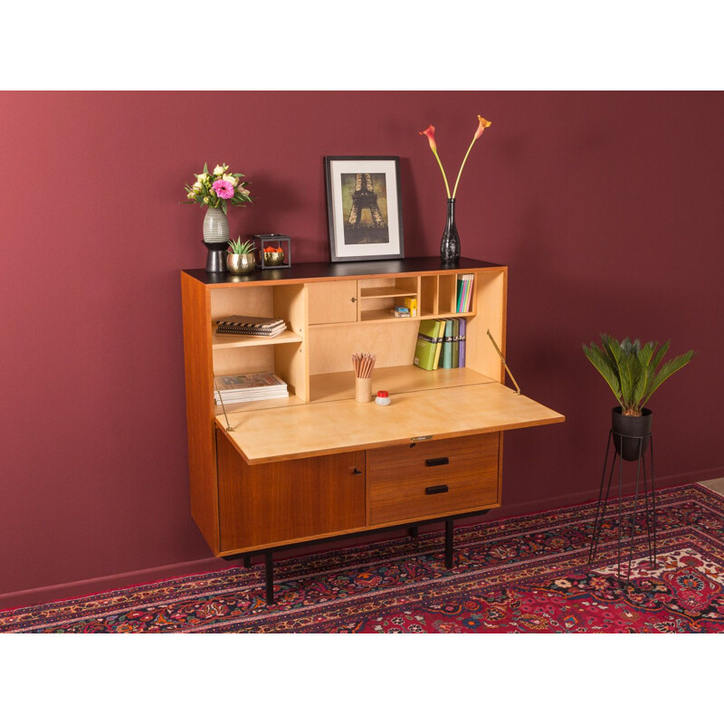 Vintage teak writing desk 1950