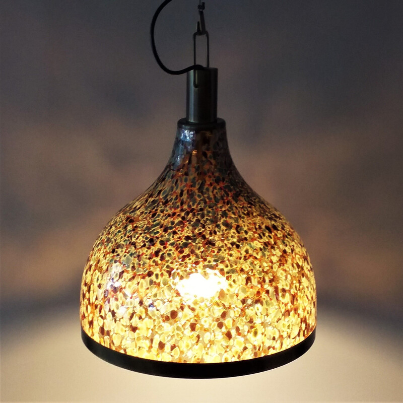 Vintage Bell hanging lamp from Murano, 1960