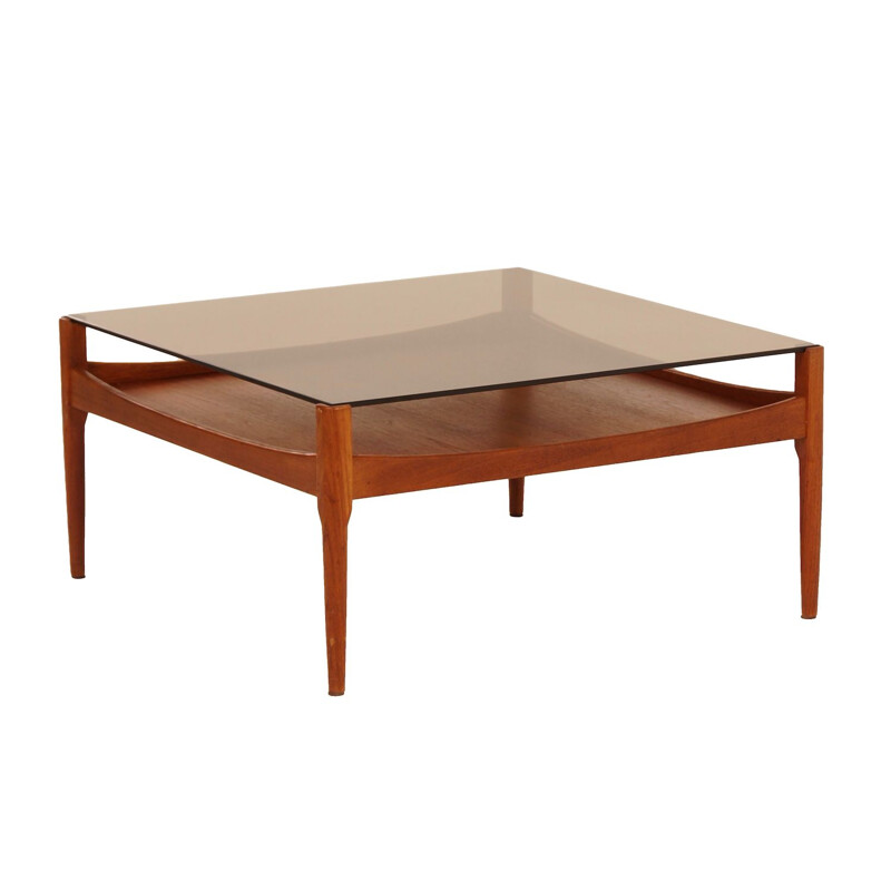 Vintage teak coffee table by Kristian Vedel for Søren Willadsen, 1960