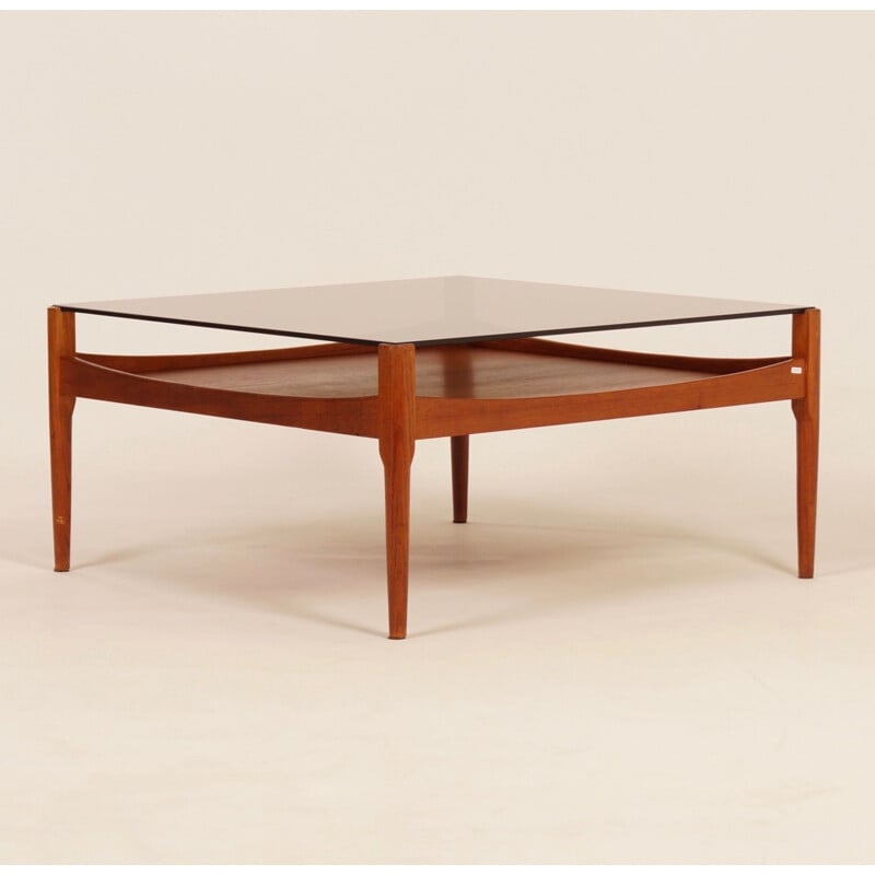 Vintage teak coffee table by Kristian Vedel for Søren Willadsen, 1960