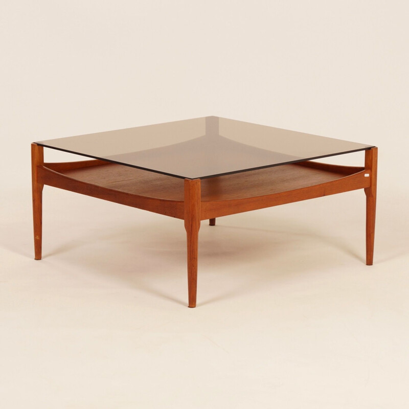 Table basse en teck vintage de Kristian Vedel pour Sàren Willadsen, 1960