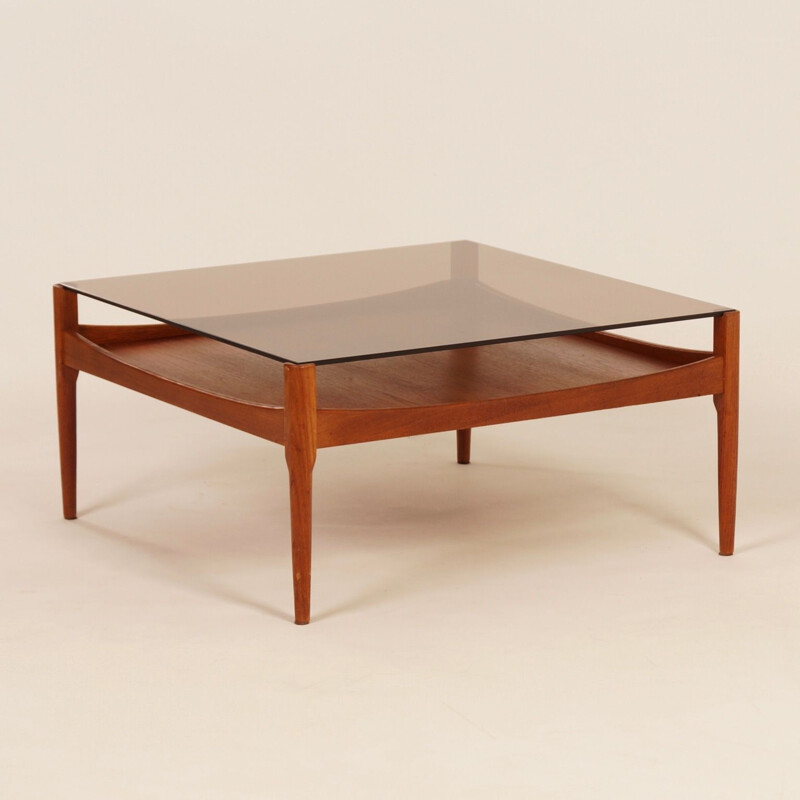 Vintage teak coffee table by Kristian Vedel for Søren Willadsen, 1960