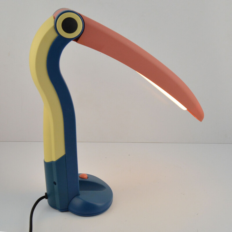 Vintage Tukan desk lamp, designed by H. T. Huang, 1980