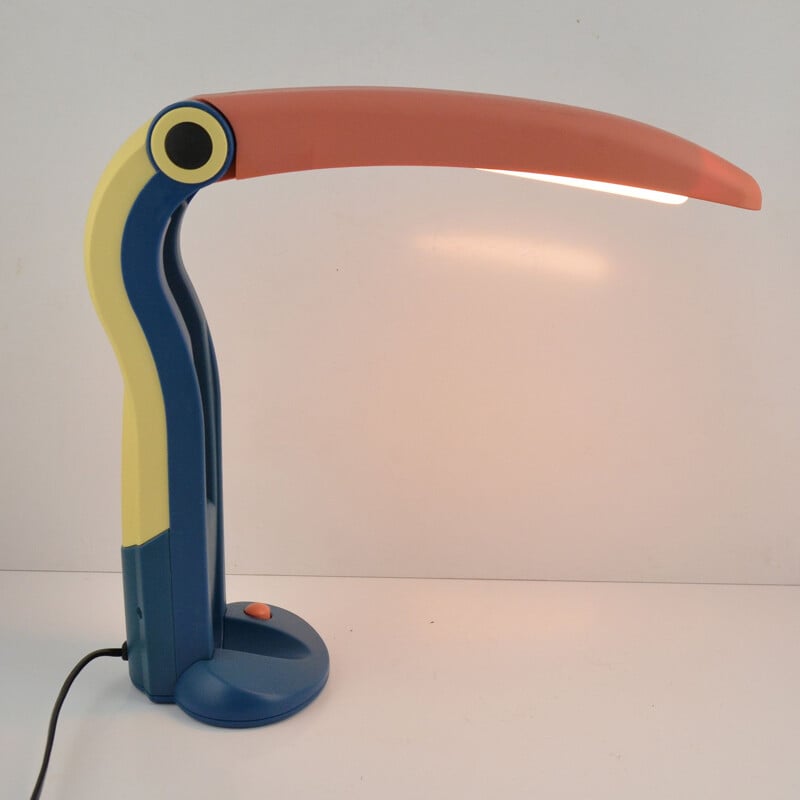 Vintage Tukan desk lamp, designed by H. T. Huang, 1980