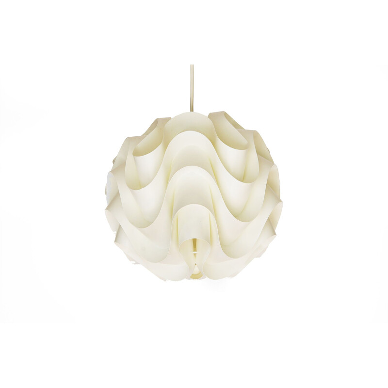 Vintage pendant light P172 by Poul Christiansen for Le Klint. Denmark 1970