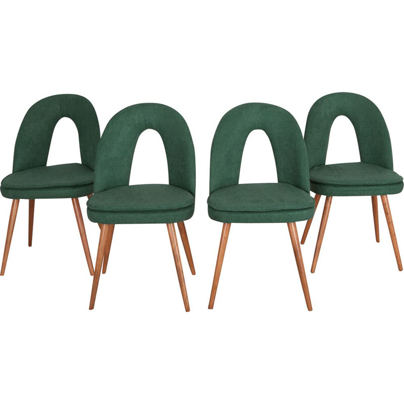 Ensemble de 4 chaises vintage de Antonin Suman pour Tatra, 1960