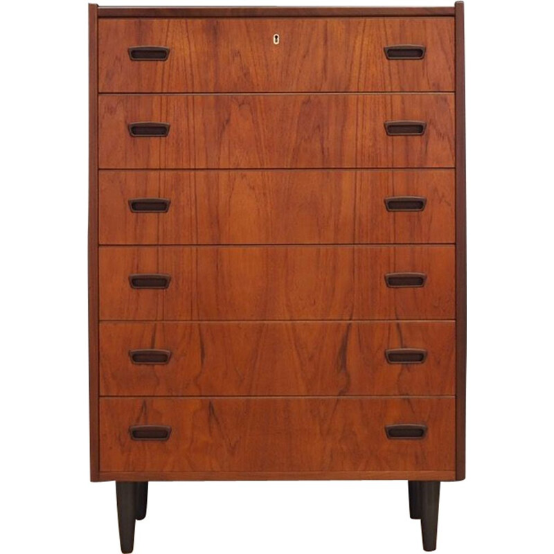 Vintage teak chest of drawers danish design 1970