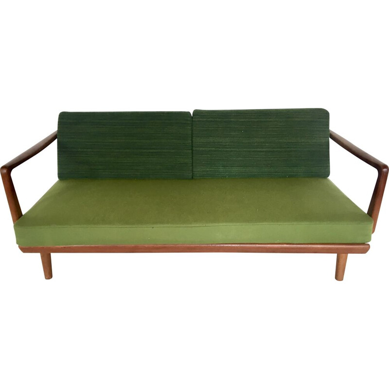 Vintage bench by Peter 00Hvidt and Orla Munlgaard-Nielsen for France-Son, Denmark, 1960