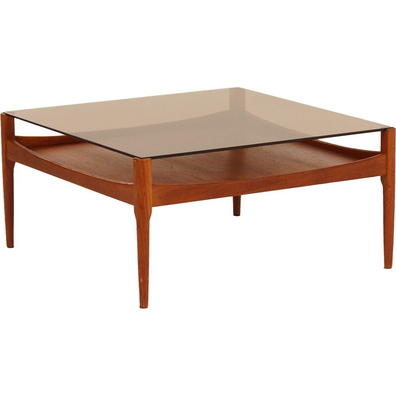 Vintage teak coffee table by Kristian Vedel for Søren Willadsen, 1960