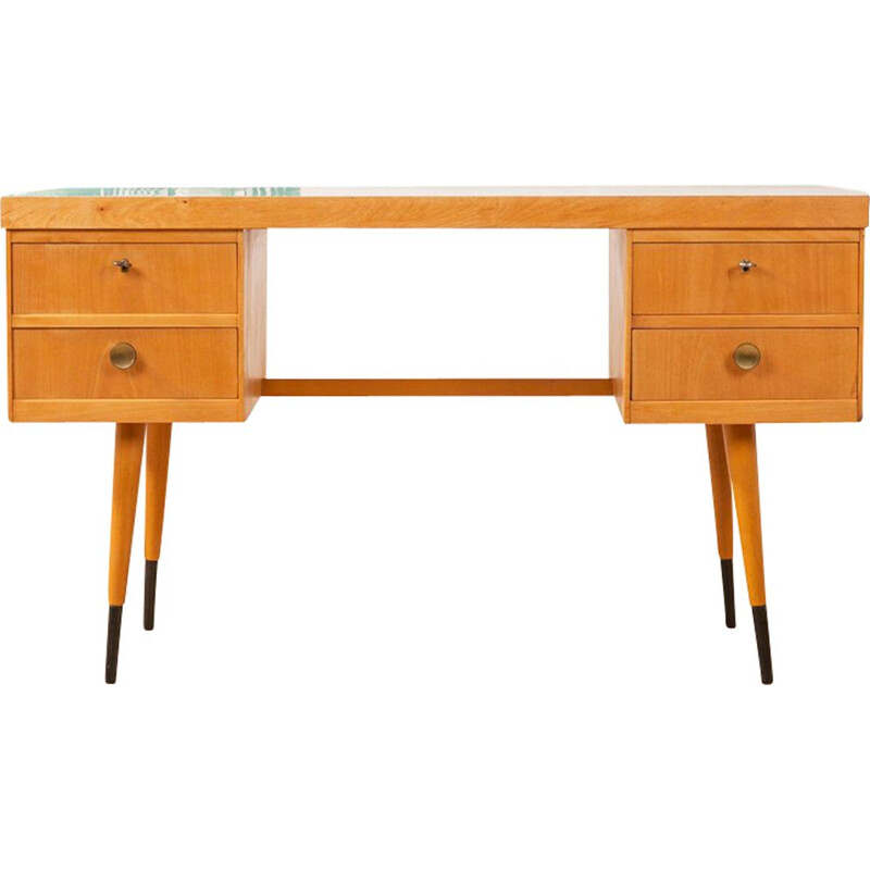 Vintage ash desk Germany 1950