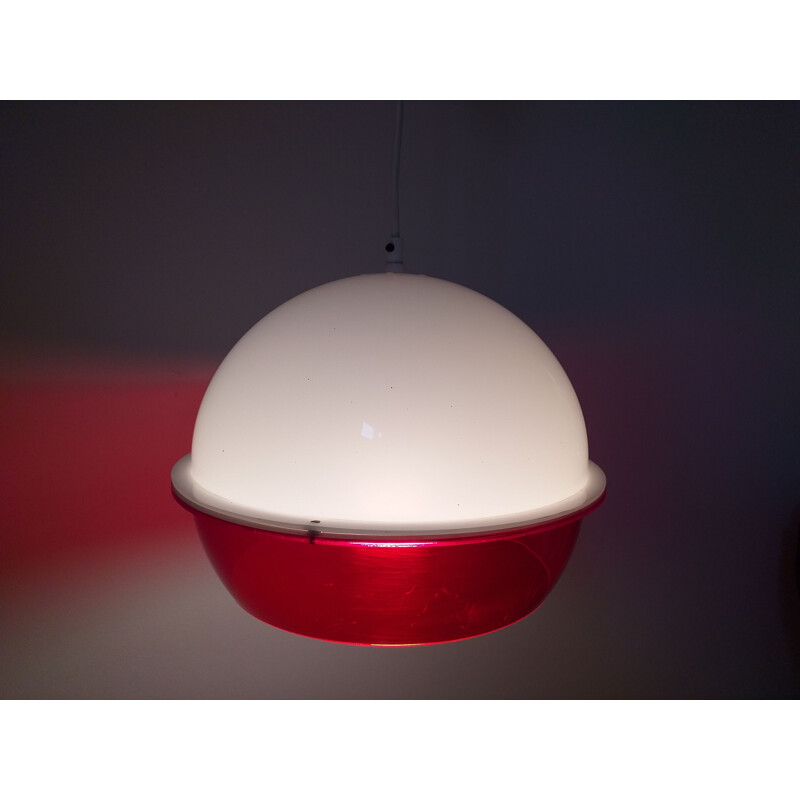 Pendant light in style Harvey Guzzini, Italy, 1970s