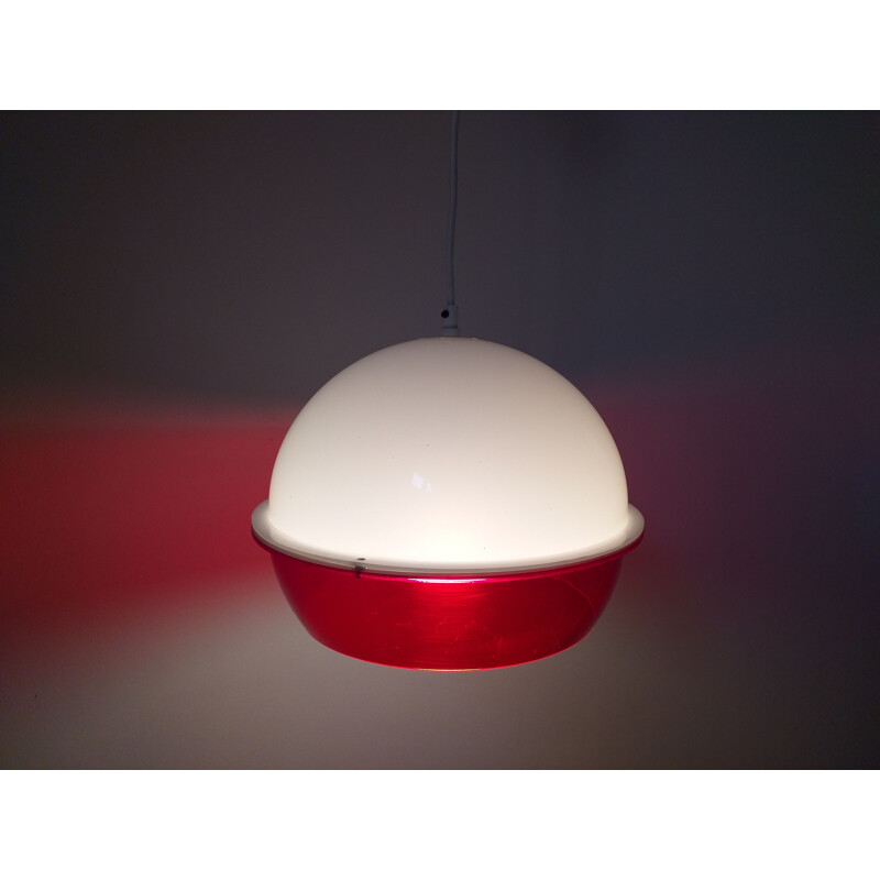 Pendant light in style Harvey Guzzini, Italy, 1970s