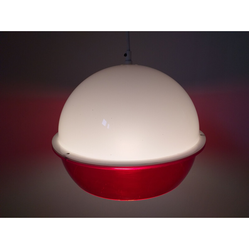 Pendant light in style Harvey Guzzini, Italy, 1970s