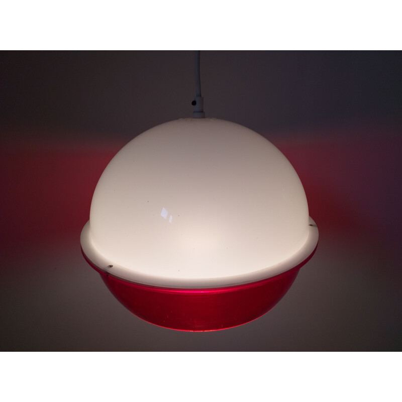 Pendant light in style Harvey Guzzini, Italy, 1970s