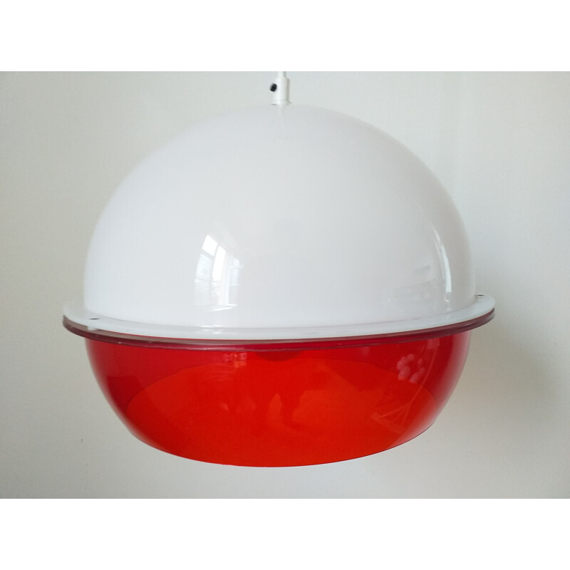 Pendant light in style Harvey Guzzini, Italy, 1970s