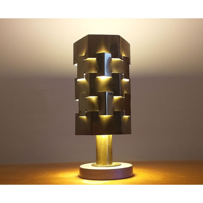 Vintage table lamp in style of Max Sauze, 1960s