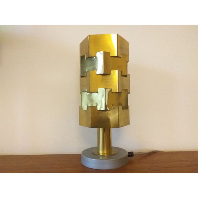 Vintage table lamp in style of Max Sauze, 1960s