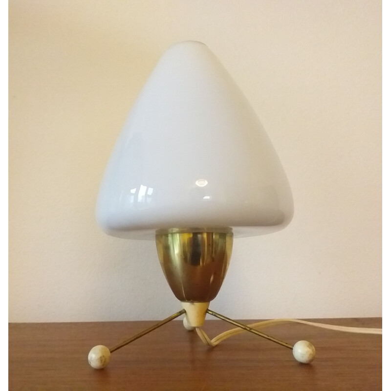 Vintage table lamp Rocket, Stanislav Kučera, Kamenicky Senov, 1960s