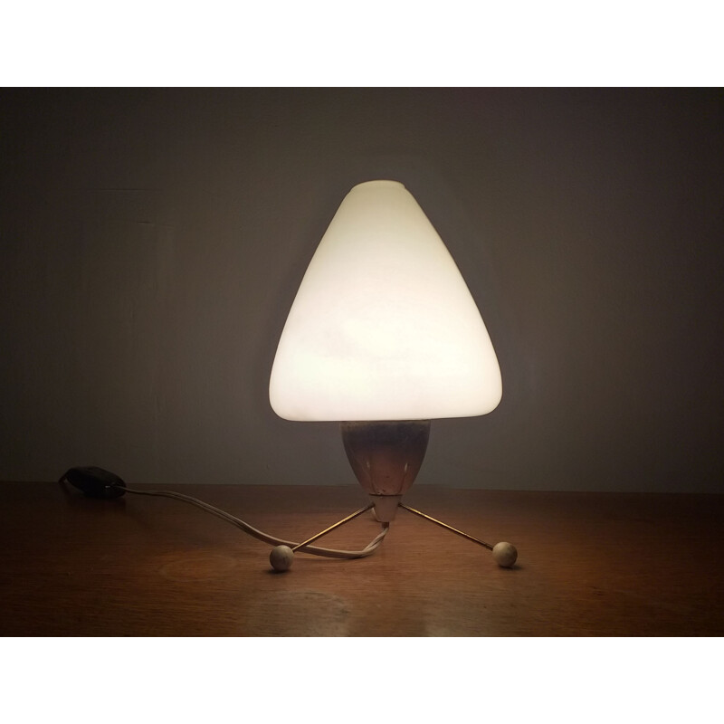 Vintage table lamp Rocket, Stanislav Kučera, Kamenicky Senov, 1960s