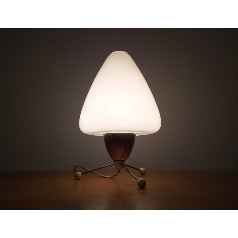 Vintage table lamp Rocket, Stanislav Kučera, Kamenicky Senov, 1960s